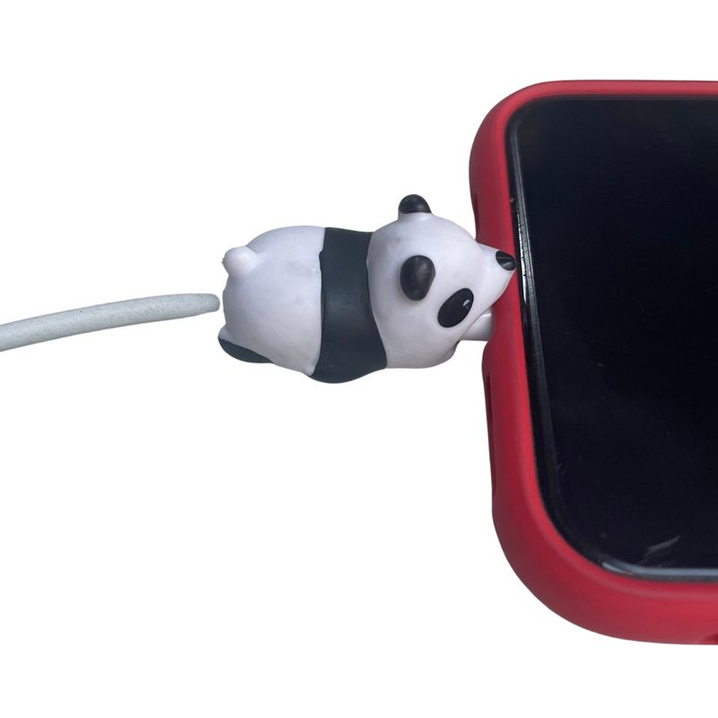 GENERICO - Protector de Cables de Animales Oso Panda.