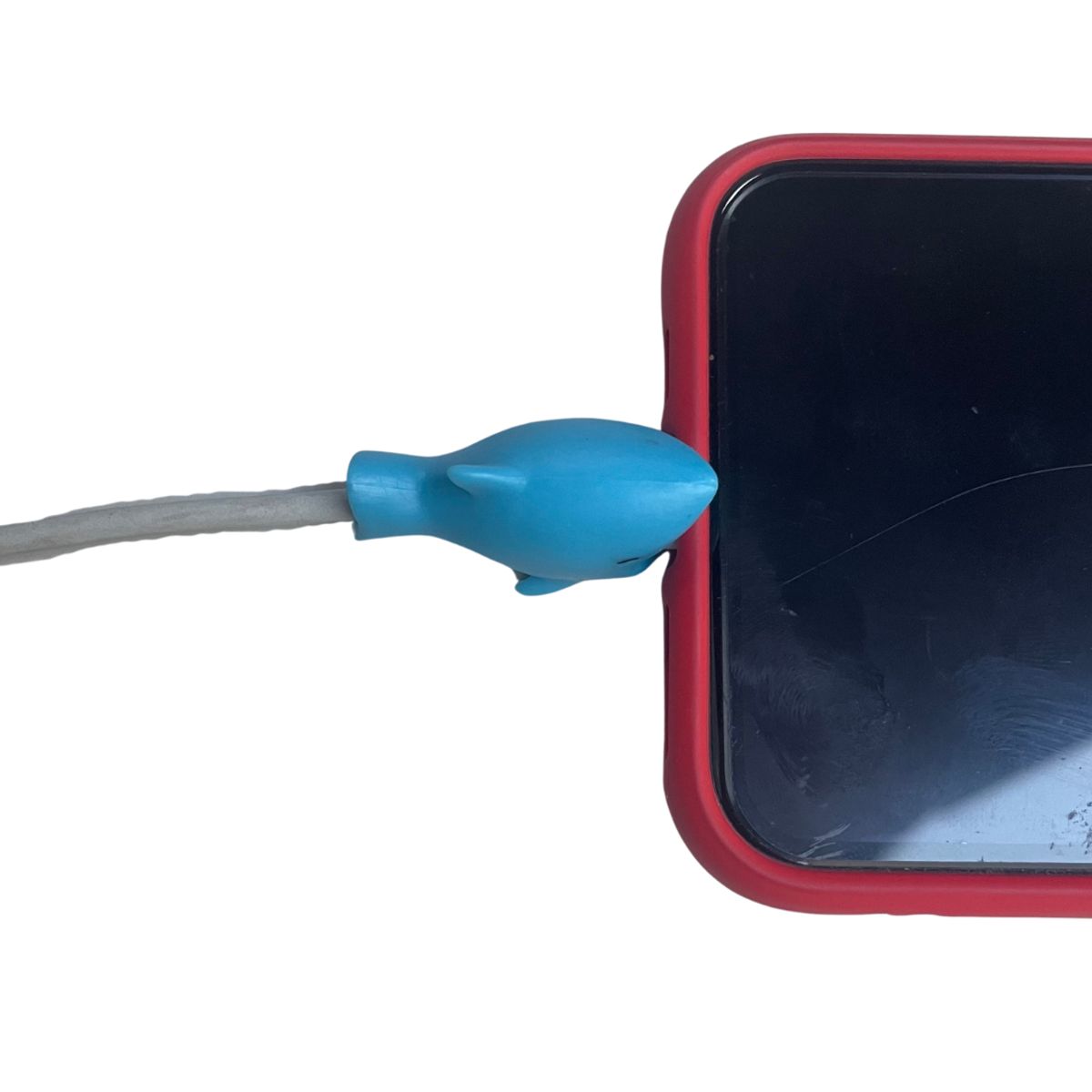 GENERICO - Protector de Cables de Animales Tiburón Azul