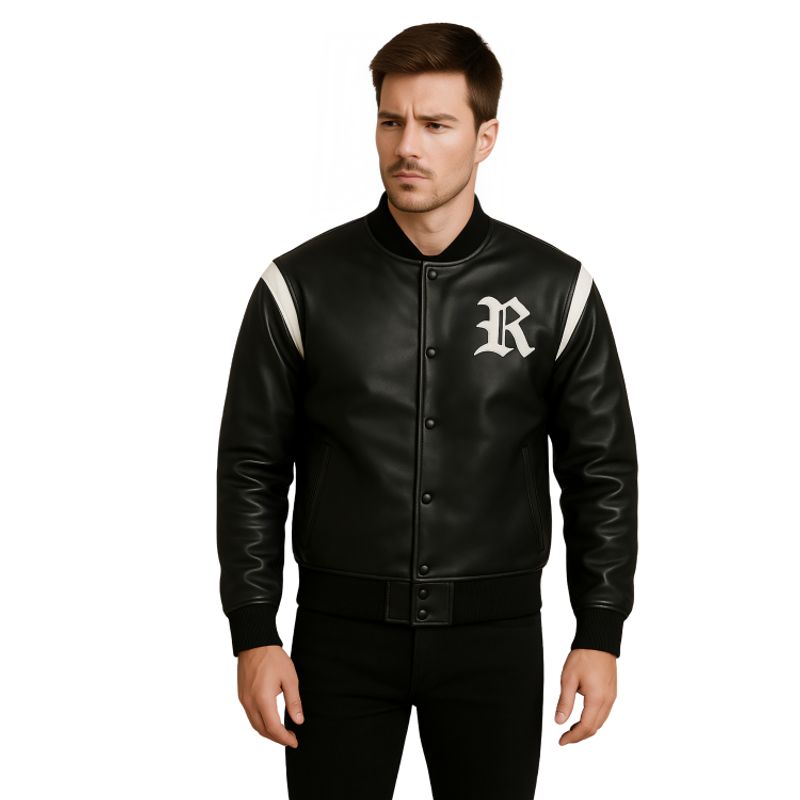 D'JOE - Chaqueta Ecocuero Hombre Roof