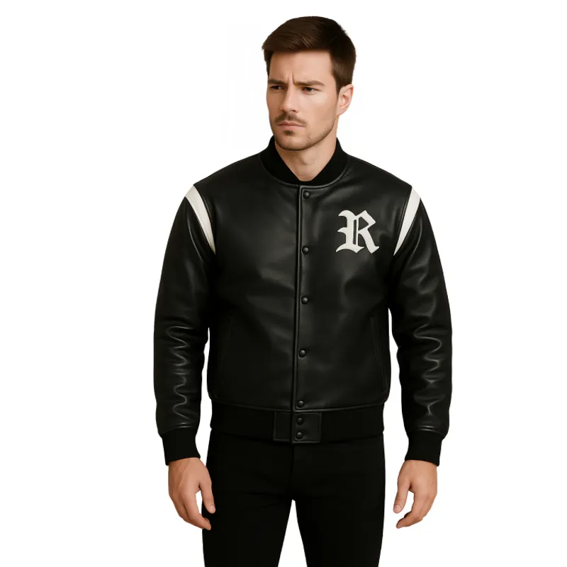 D'JOE - Chaqueta Ecocuero Hombre Roof