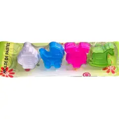 GENERICO - Cortador Galletas Baby Shower / Bautizo 4 pcs