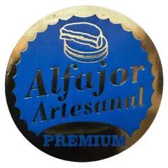 GENERICO - Sticker Alfajor Azul 100 unidades 38mm