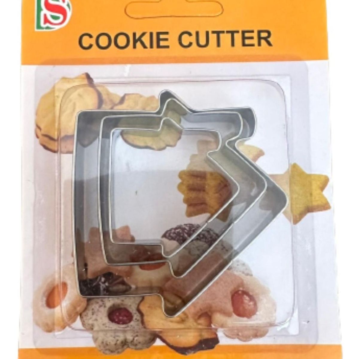 GENERICO - Cortador Galletas Casa 3 pcs