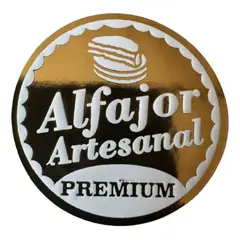 GENERICO - Sticker Alfajor Dorado 100 unidades 38mm