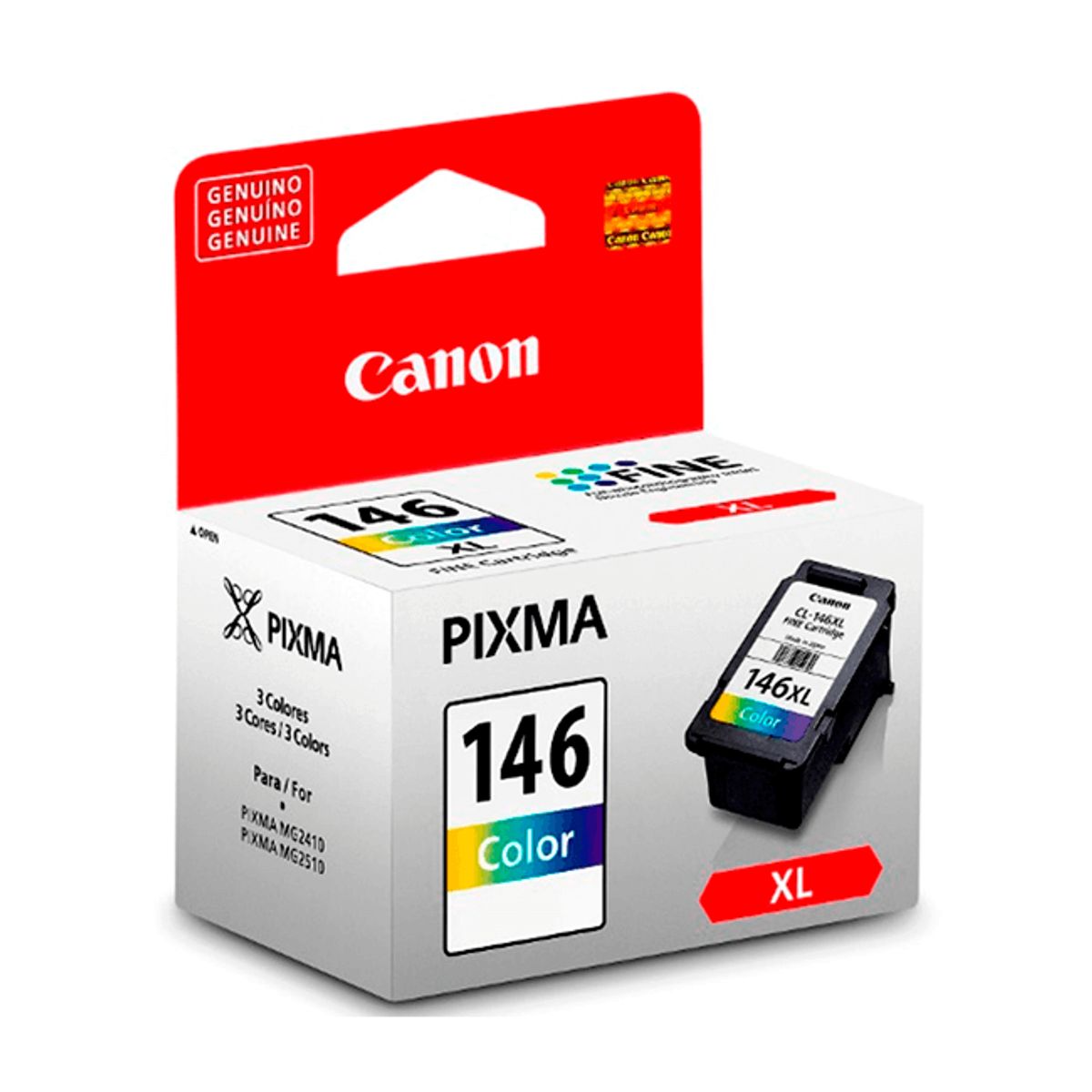 CANON - Cartucho Tinta Canon CL 146 XL PIXMA MG2410 MG2510 Color - Multicolor