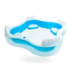 INTEX - Piscina inflable familiar 2,29mt x 2,29mt x 0,66mt 990 Litros