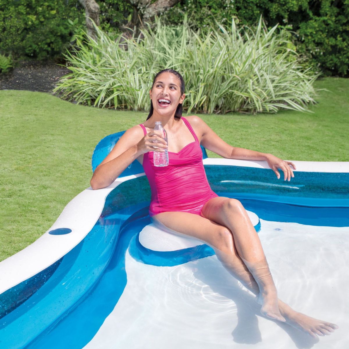 INTEX - Piscina inflable familiar Intex 2,29mt x 2,29mt x 0,66mt  990 Litros