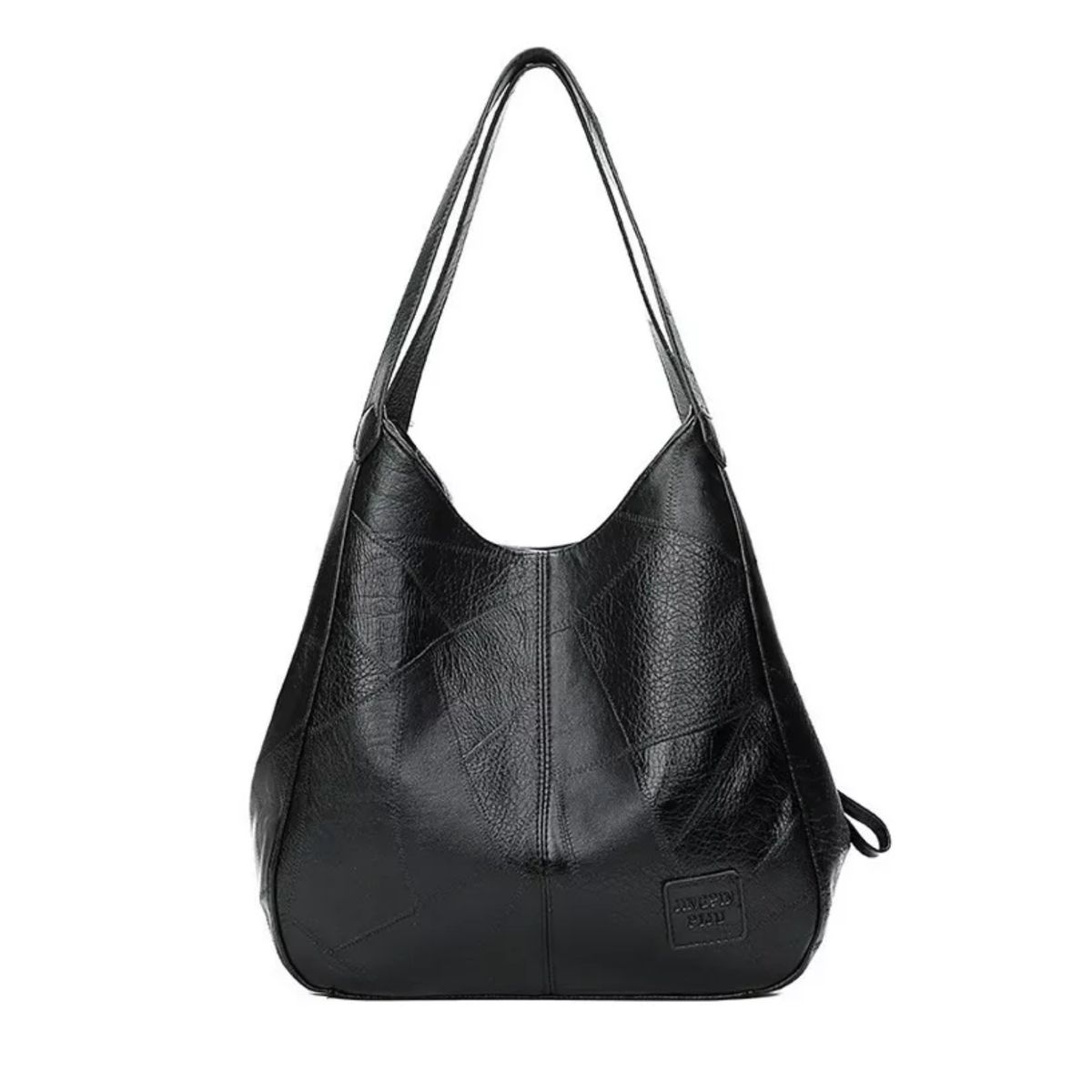 IMPORTCLICK - Cartera Bolso Negro Ecocuero 33x32x12 CM