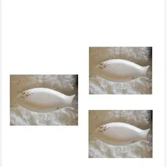 GENERICO - Plato Con Forma De Pez Diseño