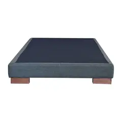 BLOCCARE - Base de Cama Full unica 13 cm L200cm patas 6.5 cm R.Colchon V.Elastico