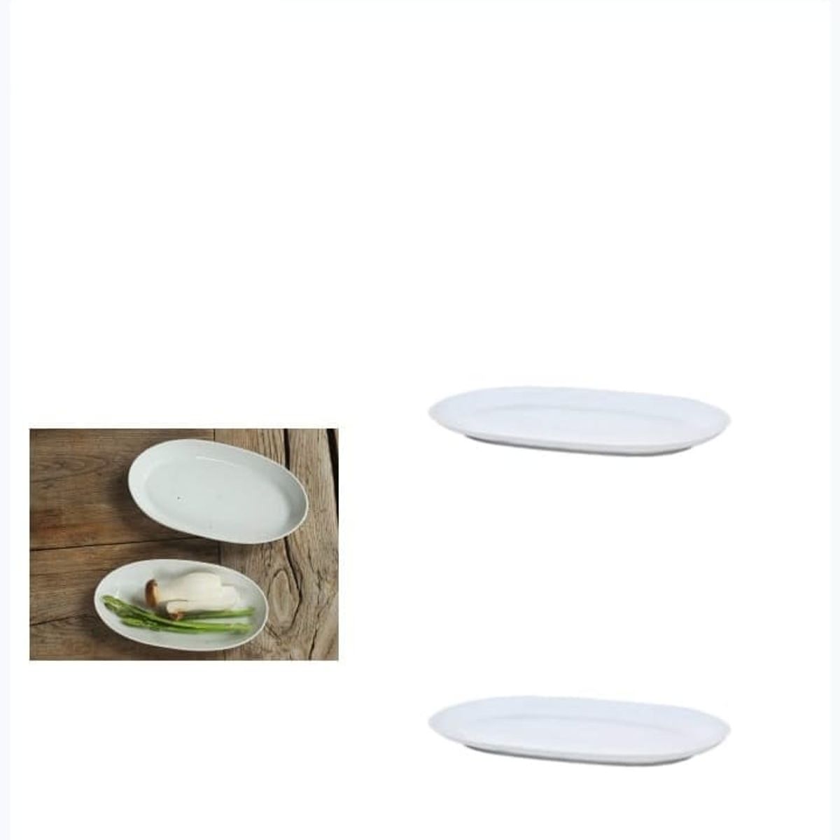 GENERICO - Plato De Cocina Semi Ovalado