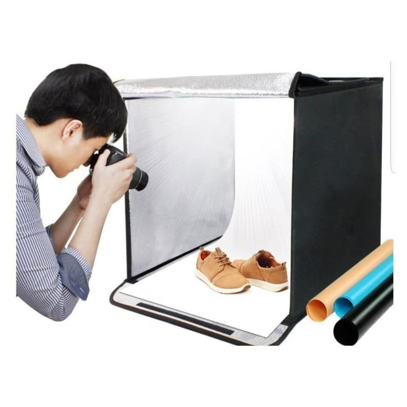 ANGELES DEL HOGAR - Mini Estudio Fotográfica 30x30 Caja Luz Fotografía