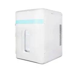 ANGELES DEL HOGAR - Mini Nevera Refrigerador Skincare Cooler 12 Litros Blanca Casa Auto