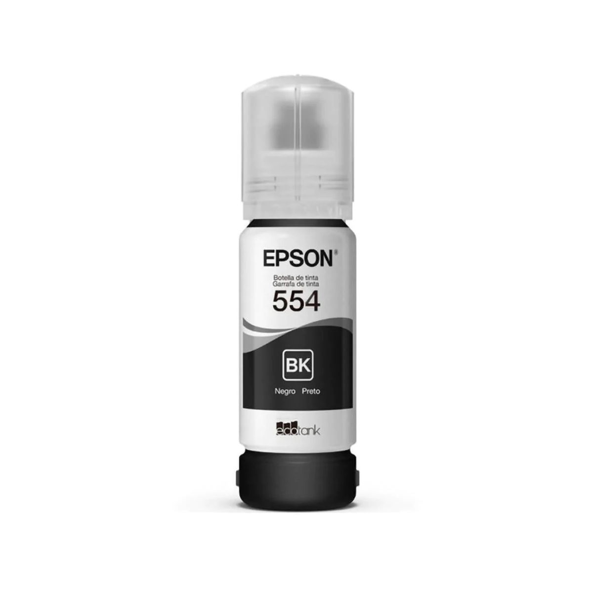 EPSON - Tinta Epson T554 Color Negro Botella de 70ml