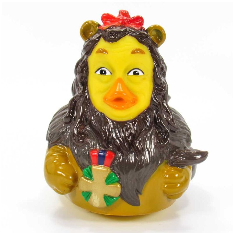 DUCK HOUSE - Cowardly Lion Pato De Hule León Cobarde Mago De Oz