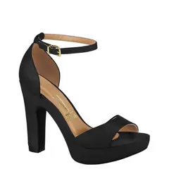VIZZANO - Sandalia Mujer Taco Plataforma Negro