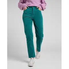 LEE - Jeans Carol Straight Tiro Alto Verde