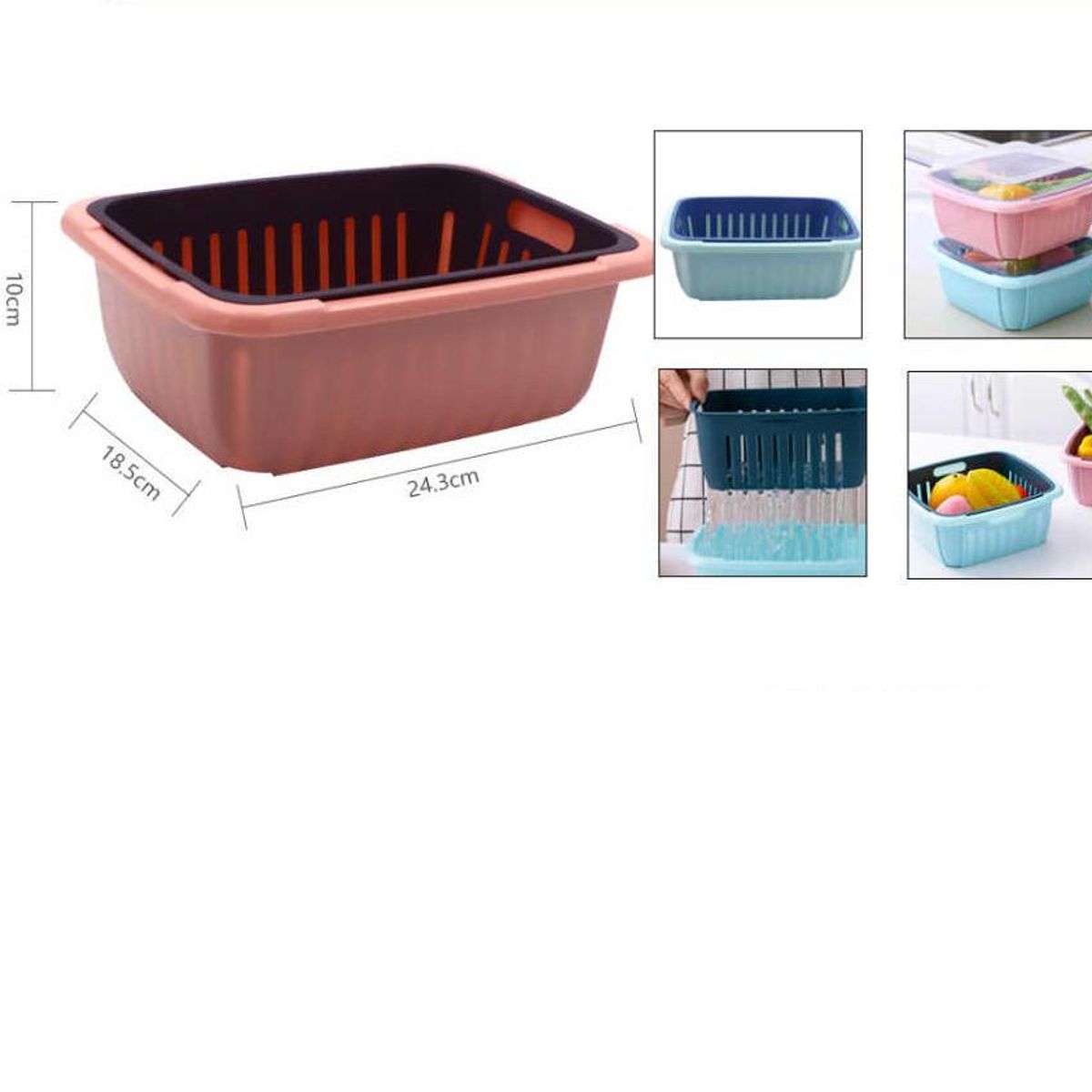 GENERICO - colador de cocina 2 en 1