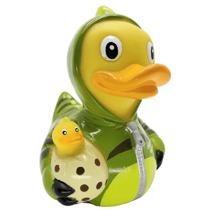 DUCK HOUSE - Jurassic Quack Pato De Hule Con Traje De Dinosaurio
