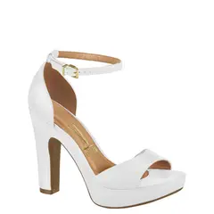 VIZZANO - Sandalia Mujer Taco Plataforma Blanco
