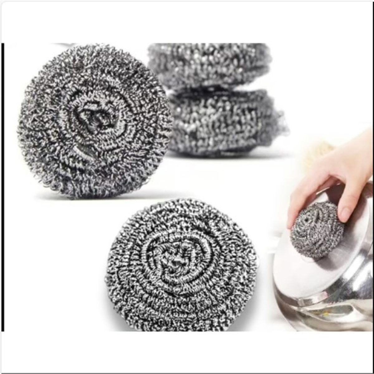 GENERICO - Virutillas Set De 4 Mide 6,5 Cocina