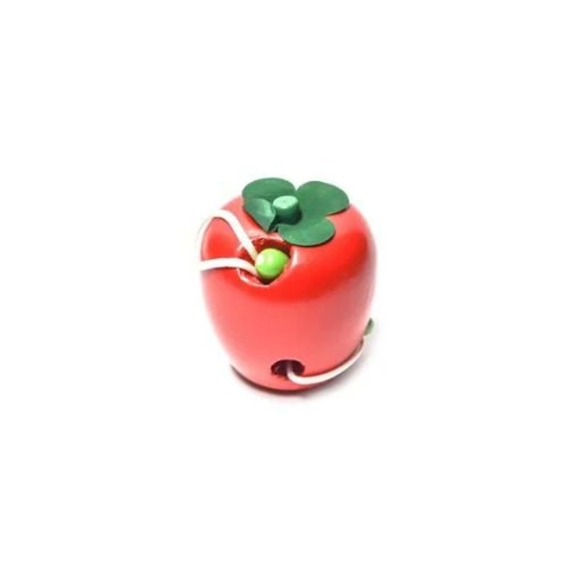 GENERICO - Enhebrador Manzana Juguete Educativo