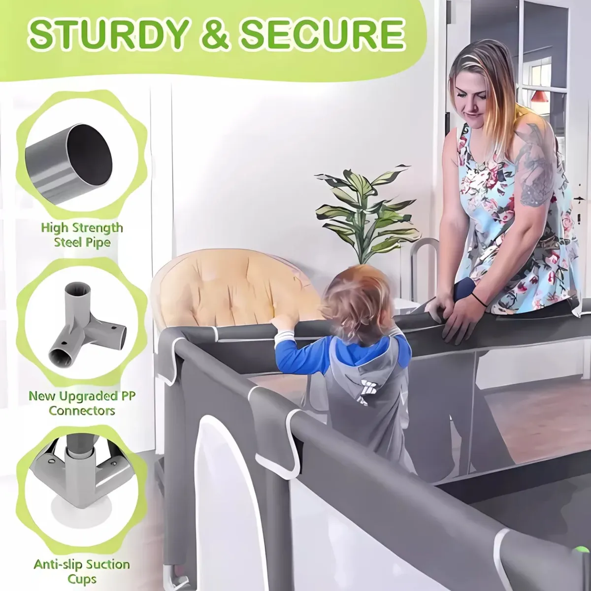 MUNDO MAGIA - Corral De Seguridad Para Bebes