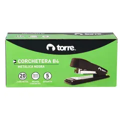 TORRE - Corchetera Metálica B-4 Mediana Negra
