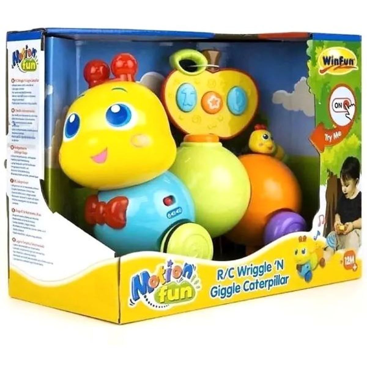 WINFUN - Juguete Oruga Control Remoto Camina Conmigo