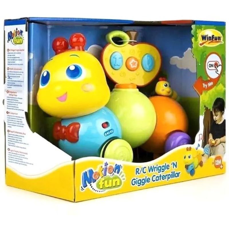 WINFUN - Juguete Oruga Control Remoto Camina Conmigo