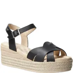 16 HRS - Sandalia Casual Mujer Negro