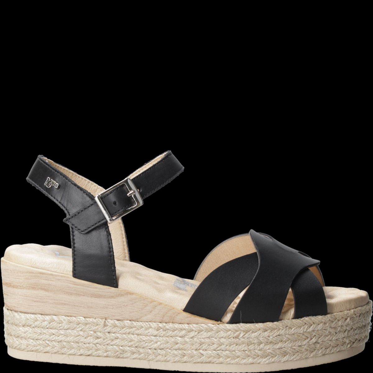 16 HRS - Sandalia Casual Mujer Negro 16 Hrs