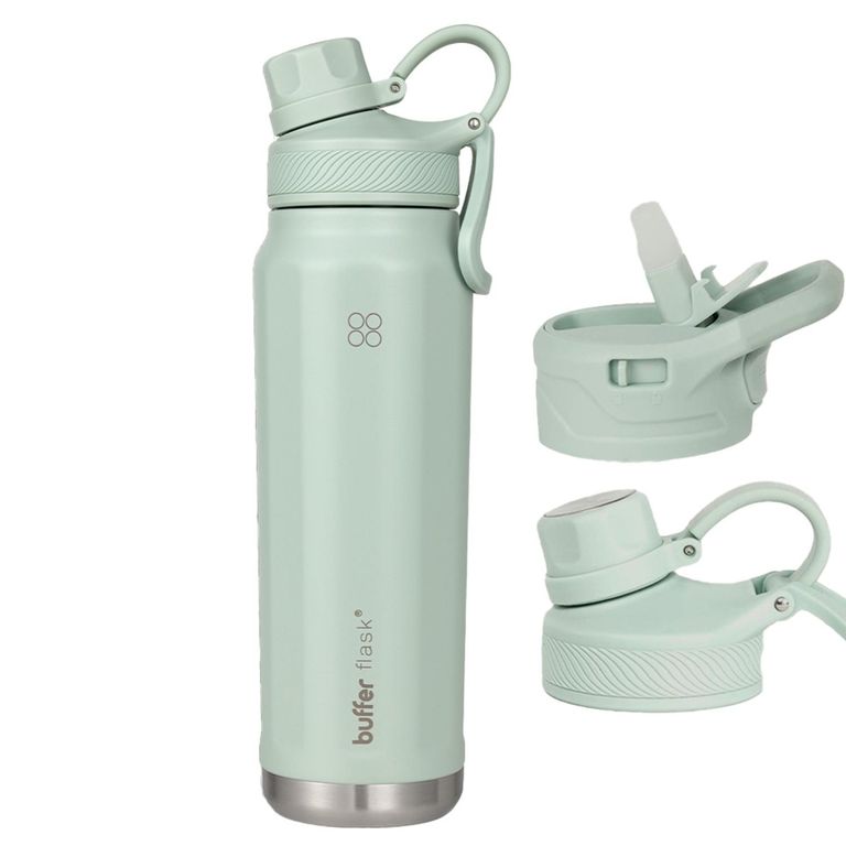 BUFFER FLASK Termo Botella Agua Termica Acero Inox Buffer - Esmeralda ...