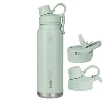 Termo Botella Agua Termica Acero Inox Buffer 1lt - Azul