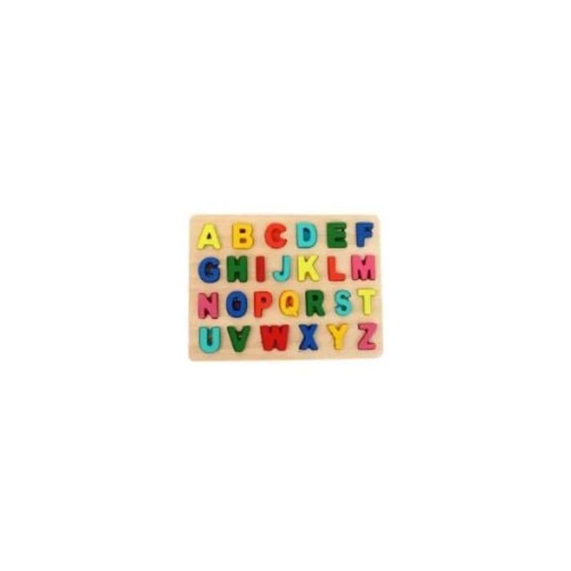 GENERICO - Tabla 3D Letra Juego de Encaje Madera