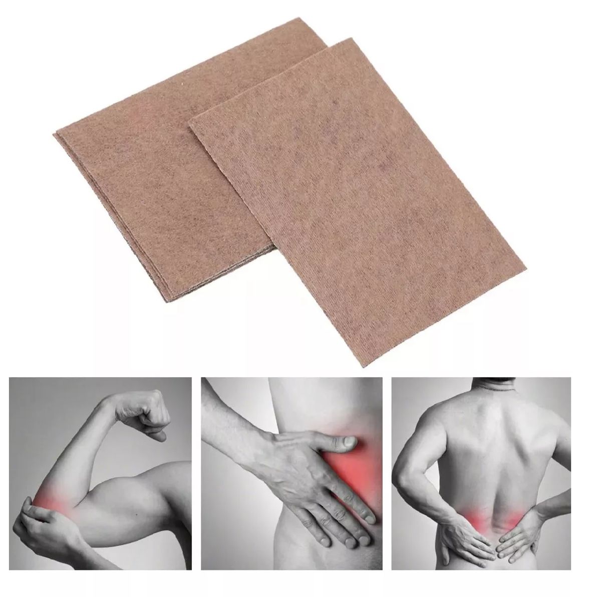 GENERICO - 10 Parches Alivio Eliminar Dolor Muscular Pacrche Caliente