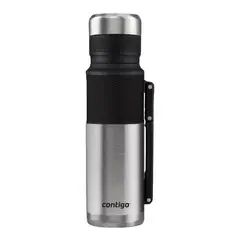 CONTIGO - Termo Plateado Acero Inoxidable Capacidad 1.1 Litros