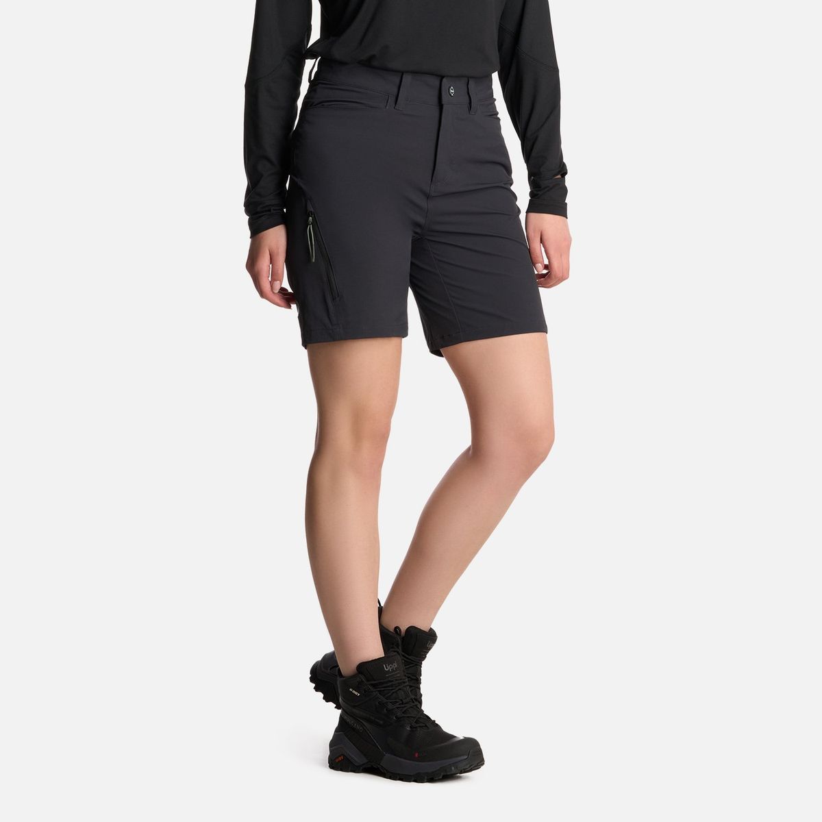 LIPPI - Short Mujer Puretrek Q-Dry Short Negro Lippi