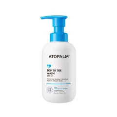 ATOPALM - Limpiador corporal y champú con pH piel para uso familiar