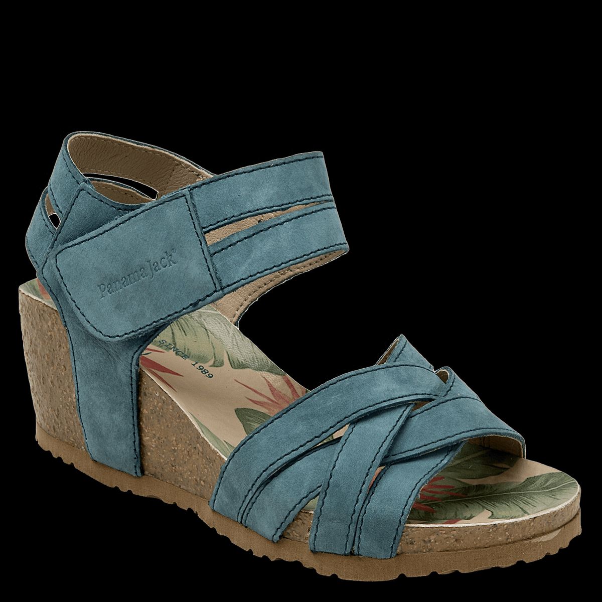 PANAMA JACK - Sandalia Casual Mujer Azul Panama Jack