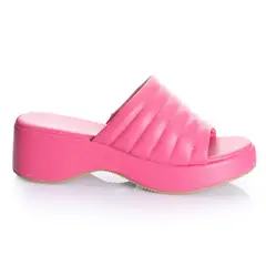 VIA UNO - Sandalia Mujer Fucsia 22541611