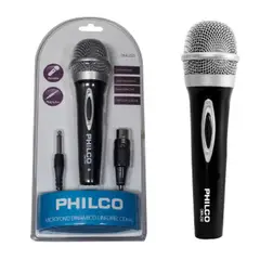 PHILCO - Micrófono DM250 Metalizado uni Direccional