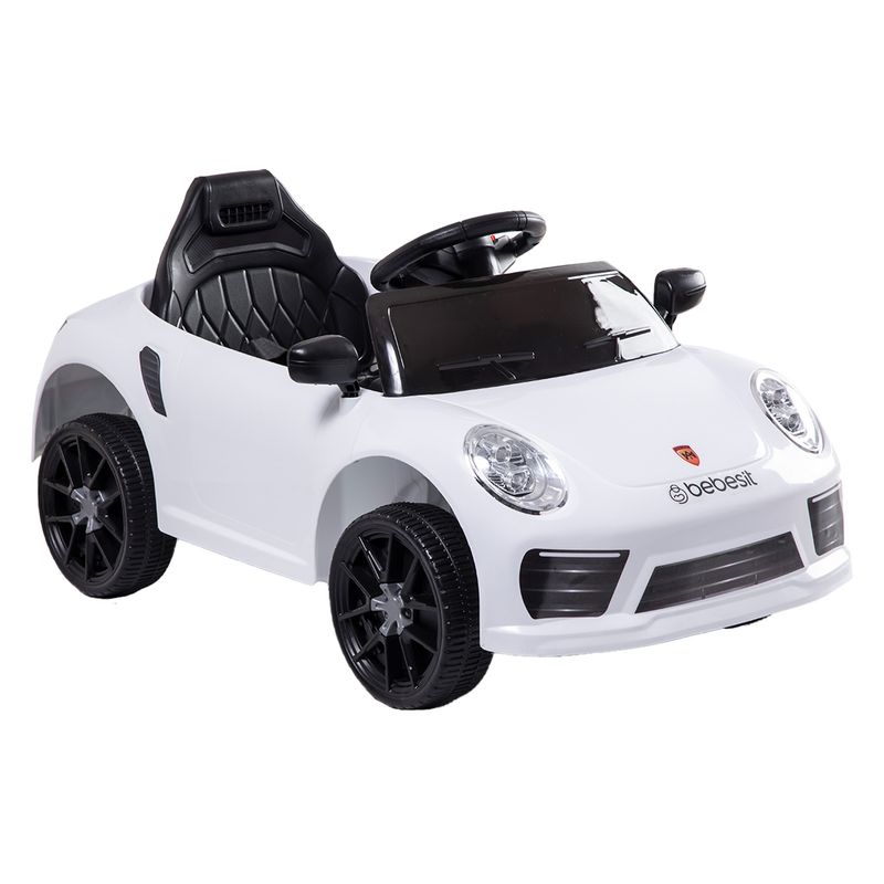 BEBESIT - Auto Deportivo Eléctrico Race Blanco Bebesit