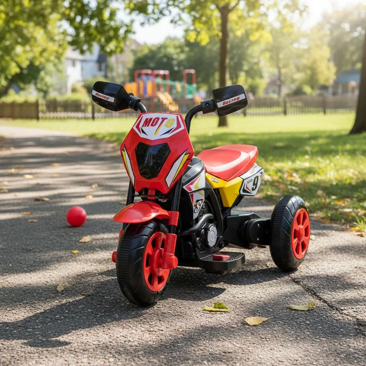 BEBESIT - Moto Eléctrica Cross Rojo Bebesit