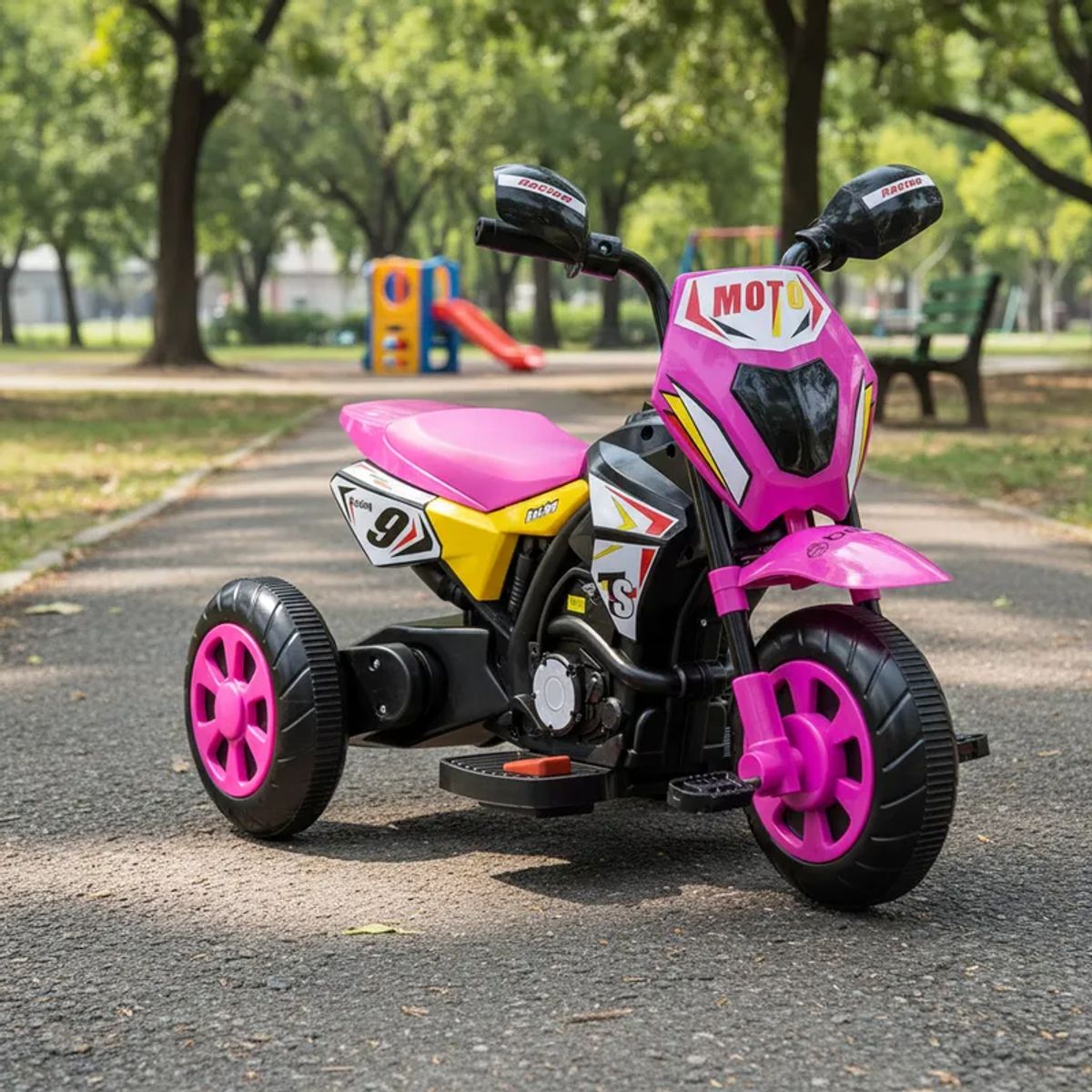 BEBESIT - Moto Eléctrica Cross Rosa Bebesit