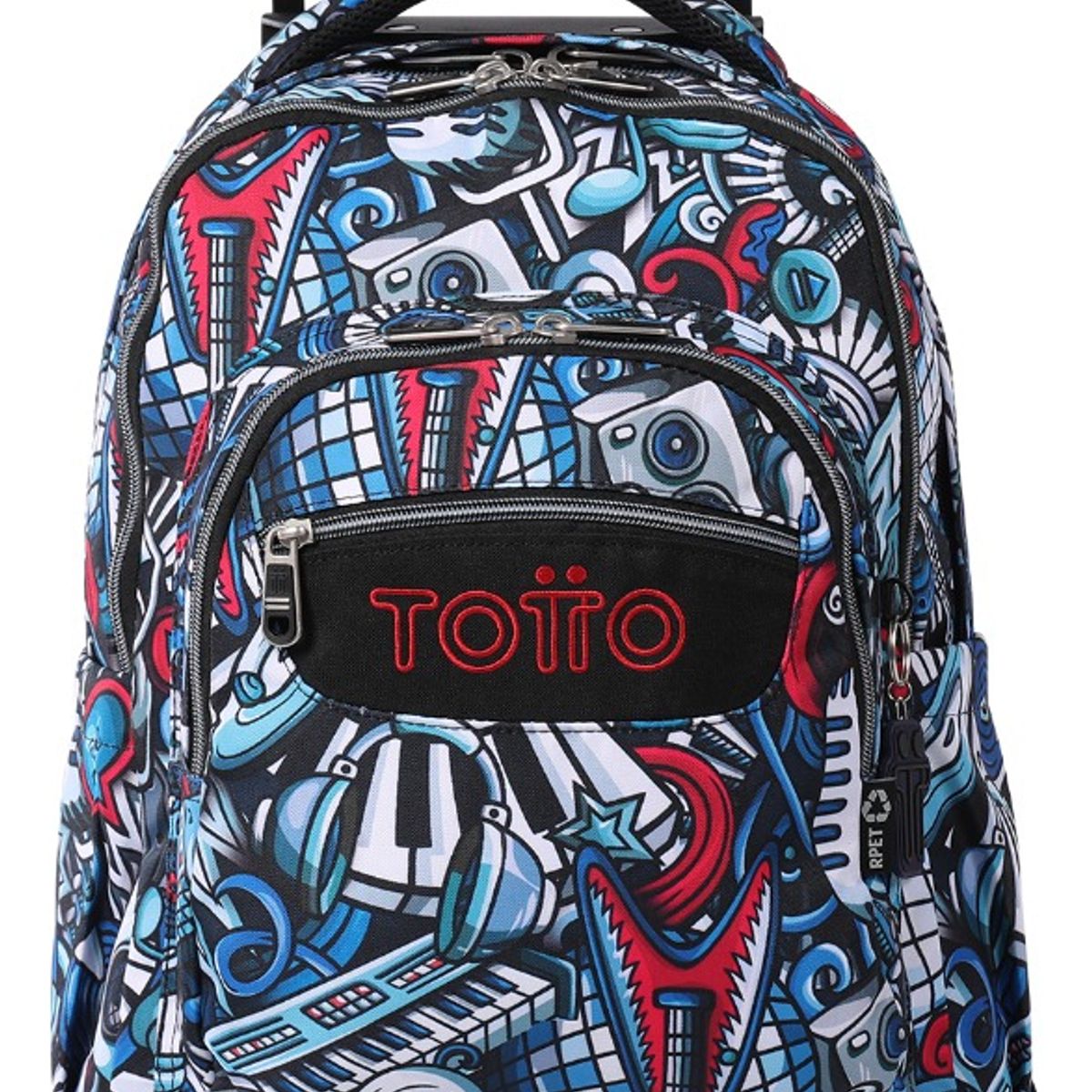 TOTTO - Totto Mochila Ruedas Escolar Niño Rpet Eco003