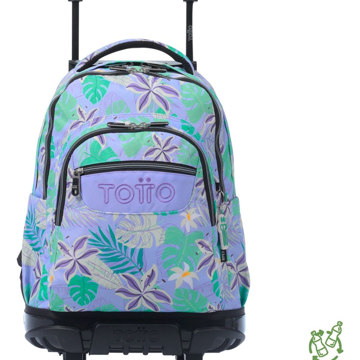 TOTTO - Totto Mochila Ruedas Escolar Niña Rpet Eco003