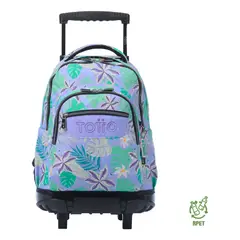 TOTTO - Mochila Ruedas Escolar Niña Rpet Eco003