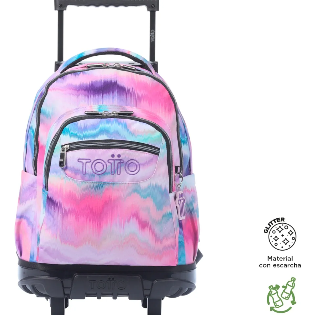 TOTTO - Totto Mochila Ruedas Escolar Niña Rpet Eco003