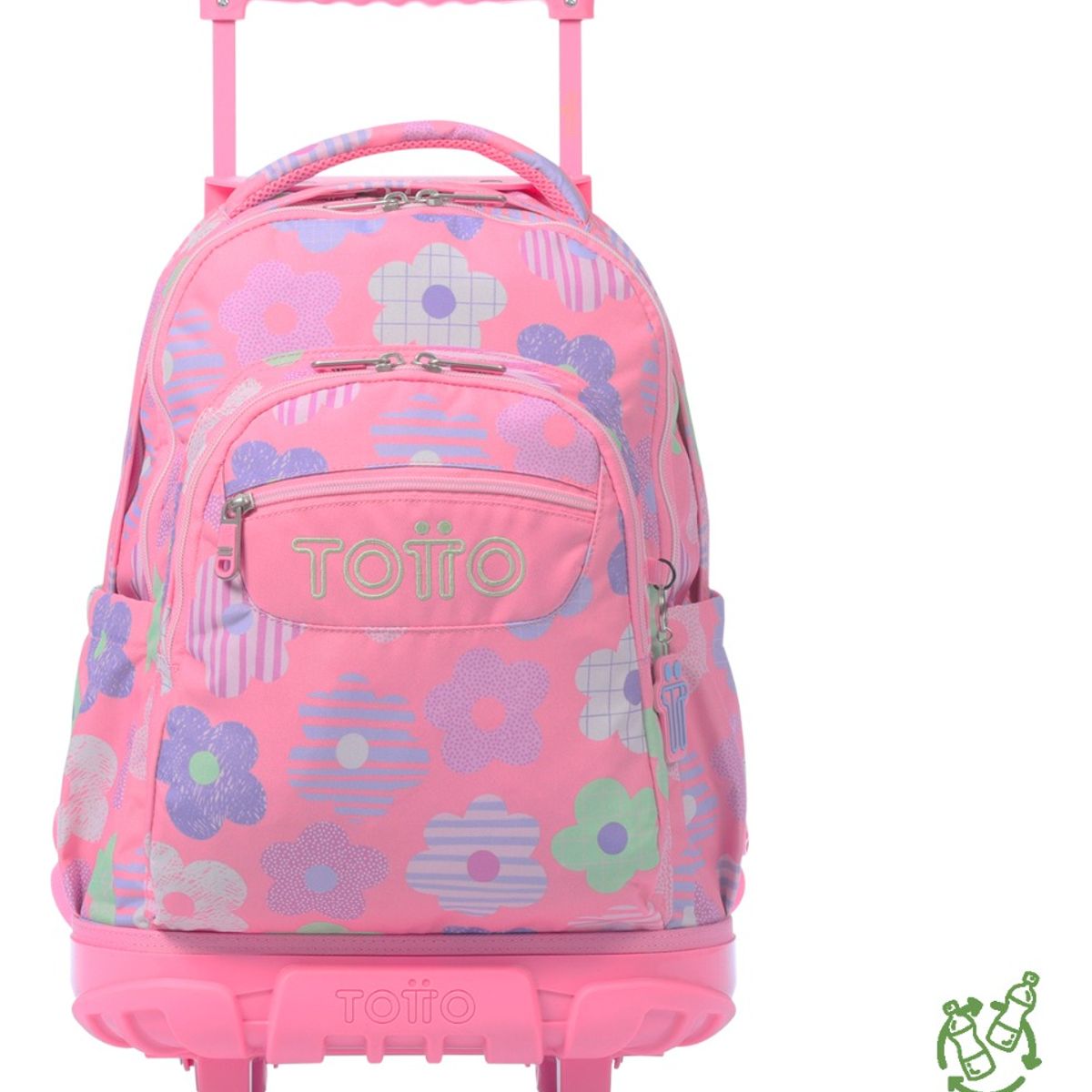 TOTTO - Totto Mochila Ruedas Escolar Niña Rpet Eco003